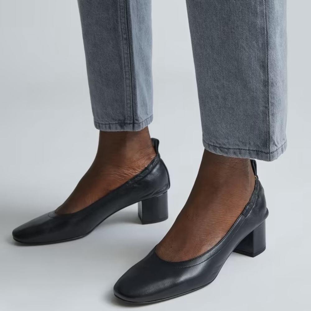 Everlane the day heel in black